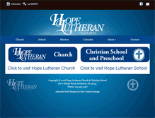 Tablet Screenshot of hopelcs.org